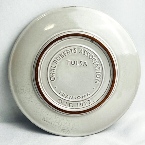 Frankoma Vintage Easter Plate Series “He is Risen” Hope & Resurrection 1972 - Picture 3 of 7